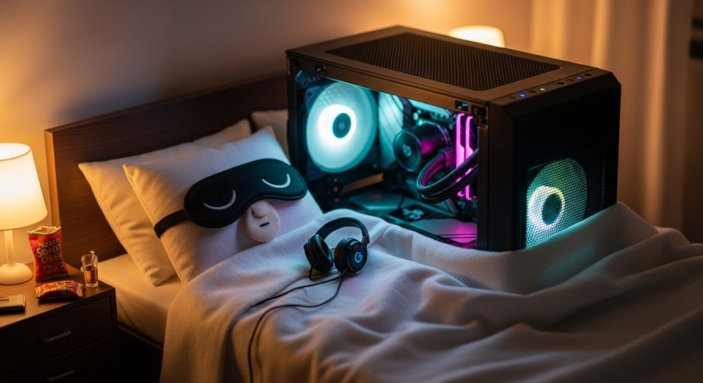 熱を持つゲーミングノートPCのイメージ画像