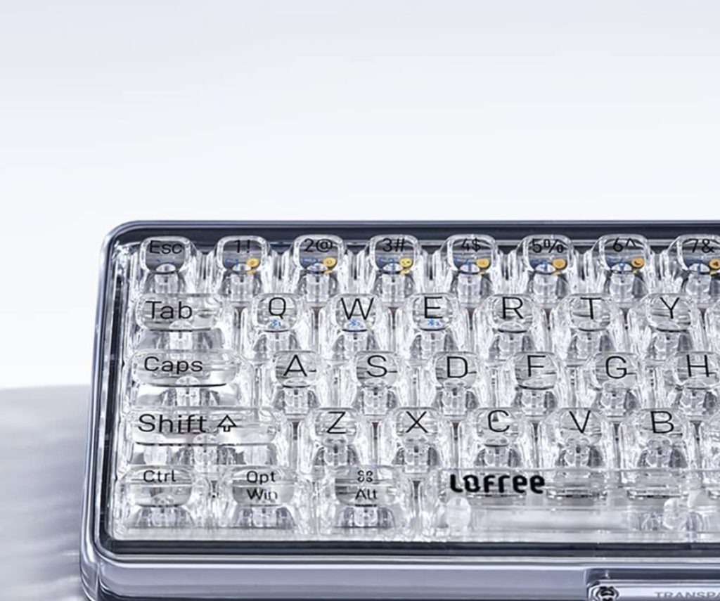Amazon：【Lofree専門店】 Bluetoothキーボード ワイヤレス タイプライター キーボード メカニカル