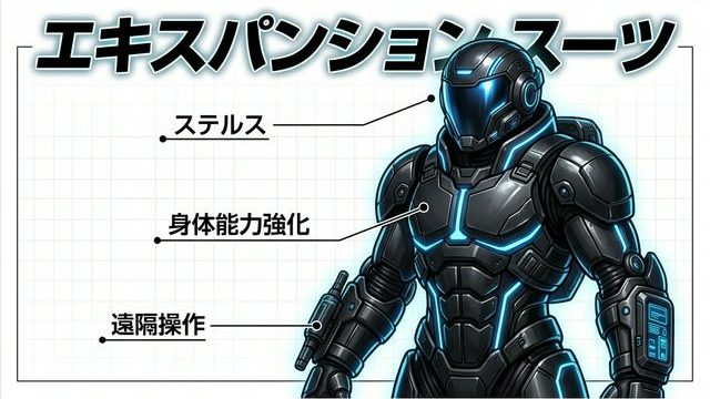 衝撃の正体！謎の怪盗「エスプリ」とイクスパンションスーツの秘密